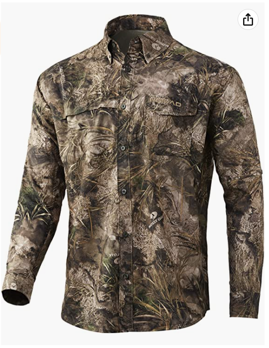 Nomad Men's Stretchlite Long Sleeve Scent Suppressing Camo Shirt