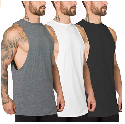 Muscle Killer 3 Pack Men's Muscle Cut Gym Workout Tank Top Fitness Fitness Tee